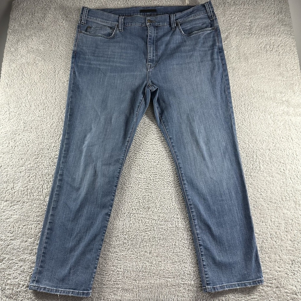 Joe's Jeans‎ Mens 42x30 Athletic Tapered Medium Wash Fade Whiskering